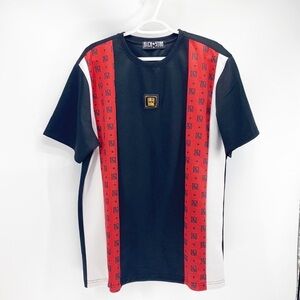 LOGO ALL OVER BLOCK TEE BY RICH STAR